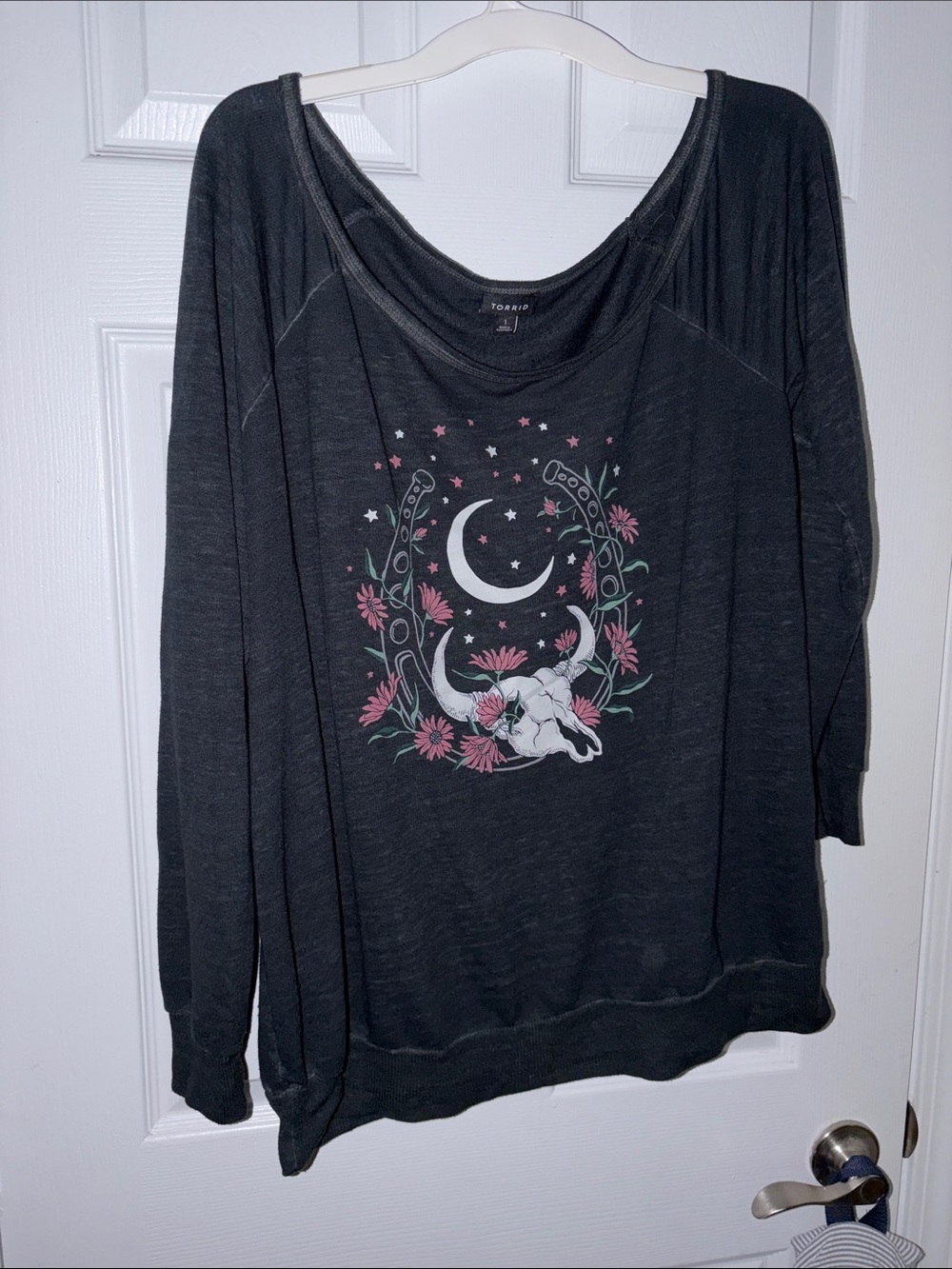 torrid Black Classic Crewneck Top